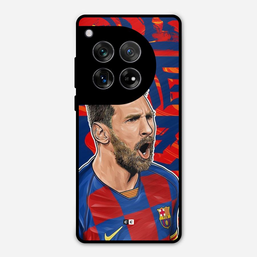 Roaring Soccer Star Metal Back Case for OnePlus 12