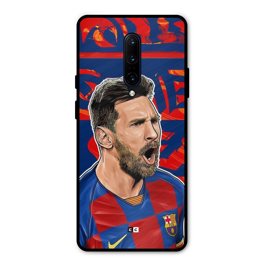 Roaring Soccer Star Metal Back Case for OnePlus 7 Pro