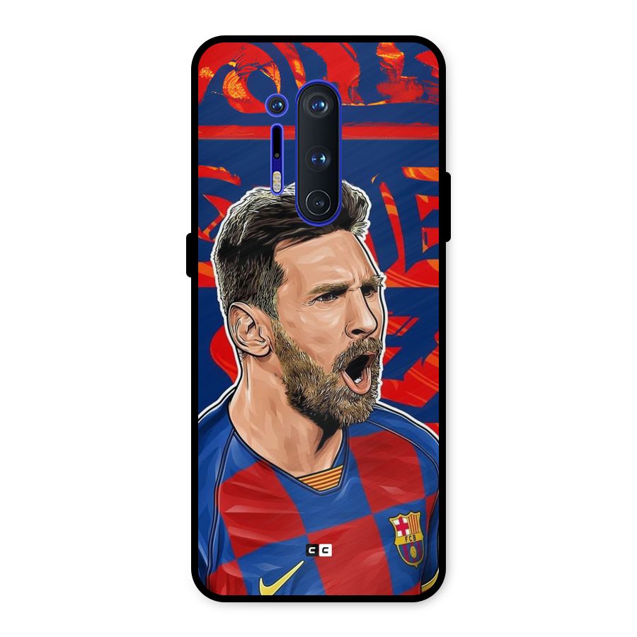Roaring Soccer Star Metal Back Case for OnePlus 8 Pro