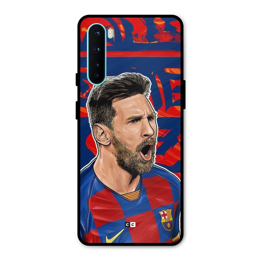 Roaring Soccer Star Metal Back Case for OnePlus Nord