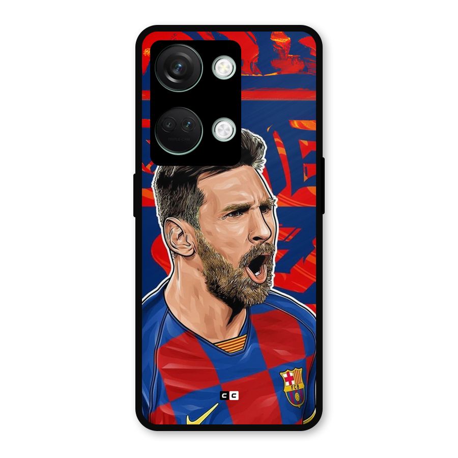 Roaring Soccer Star Metal Back Case for OnePlus Nord 3