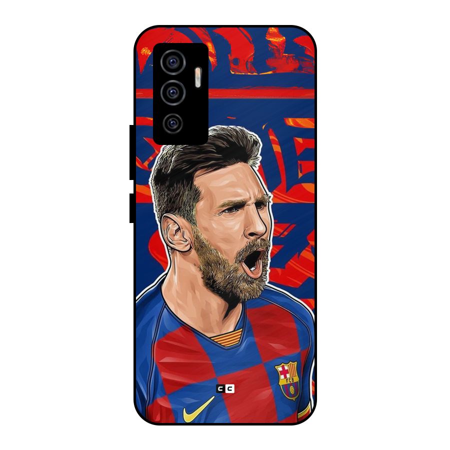 Roaring Soccer Star Metal Back Case for Vivo V23e