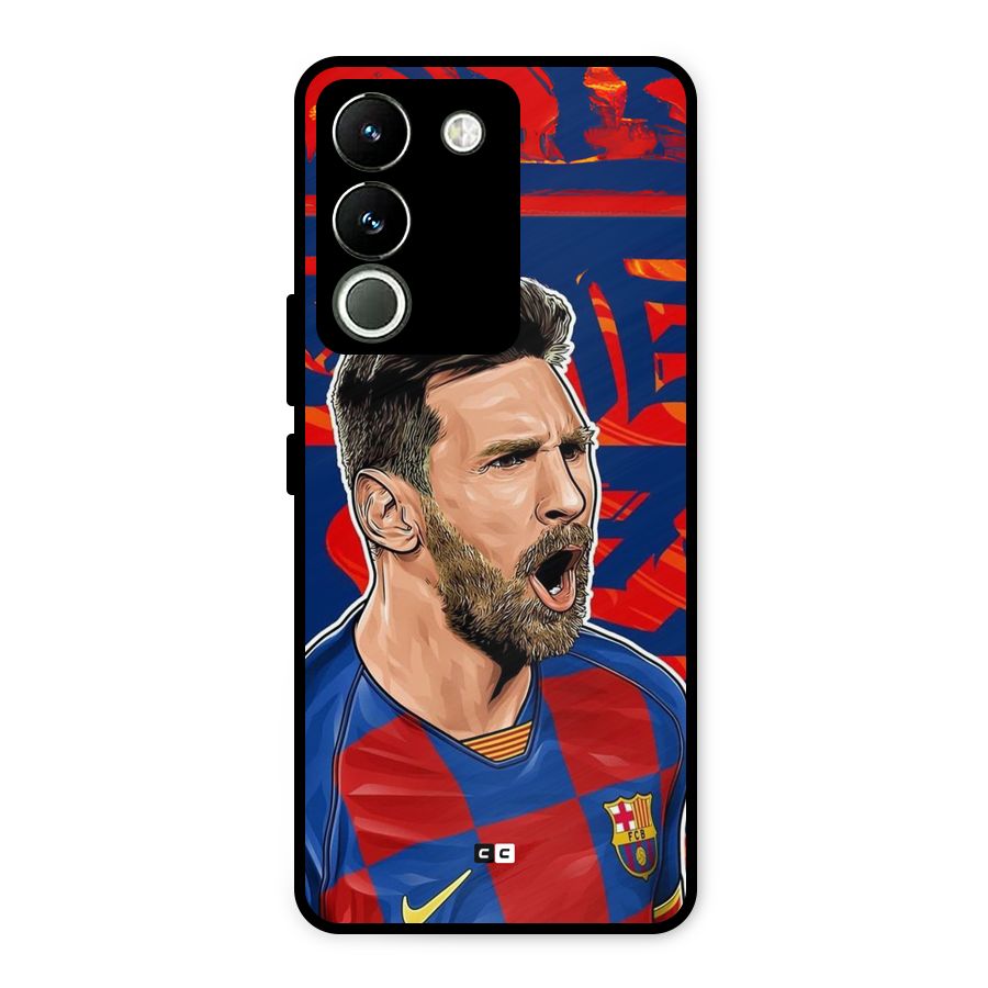 Roaring Soccer Star Metal Back Case for Vivo Y200
