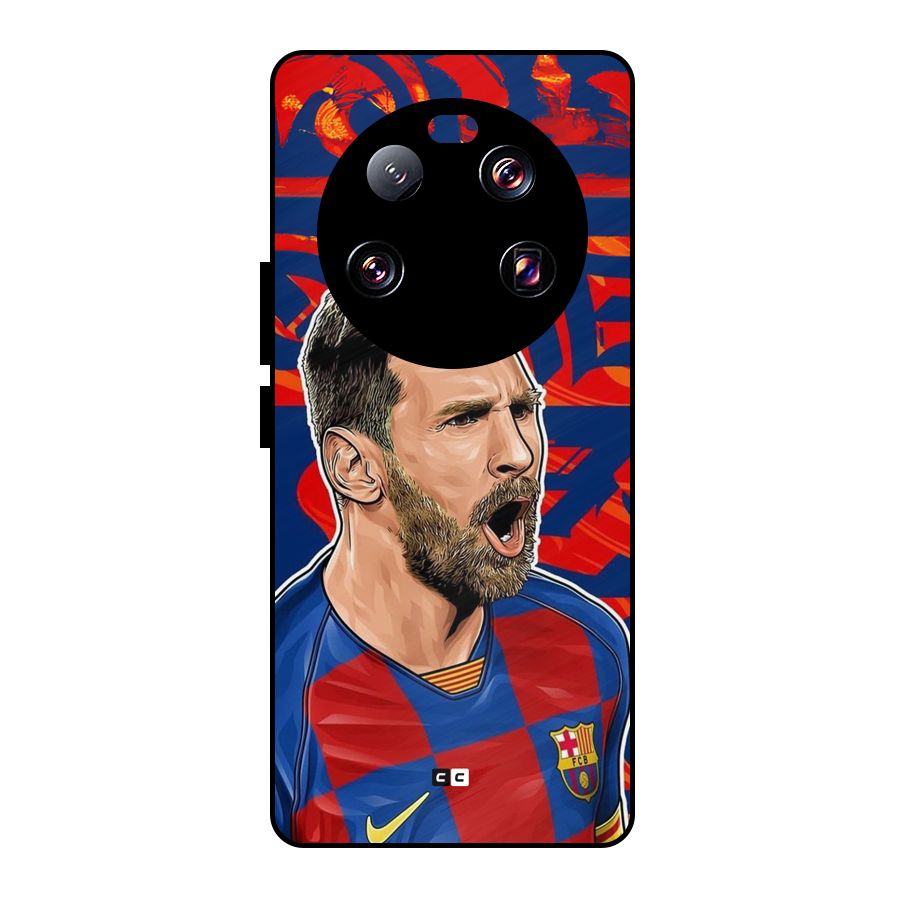 Roaring Soccer Star Metal Back Case for Xiaomi 13 Ultra