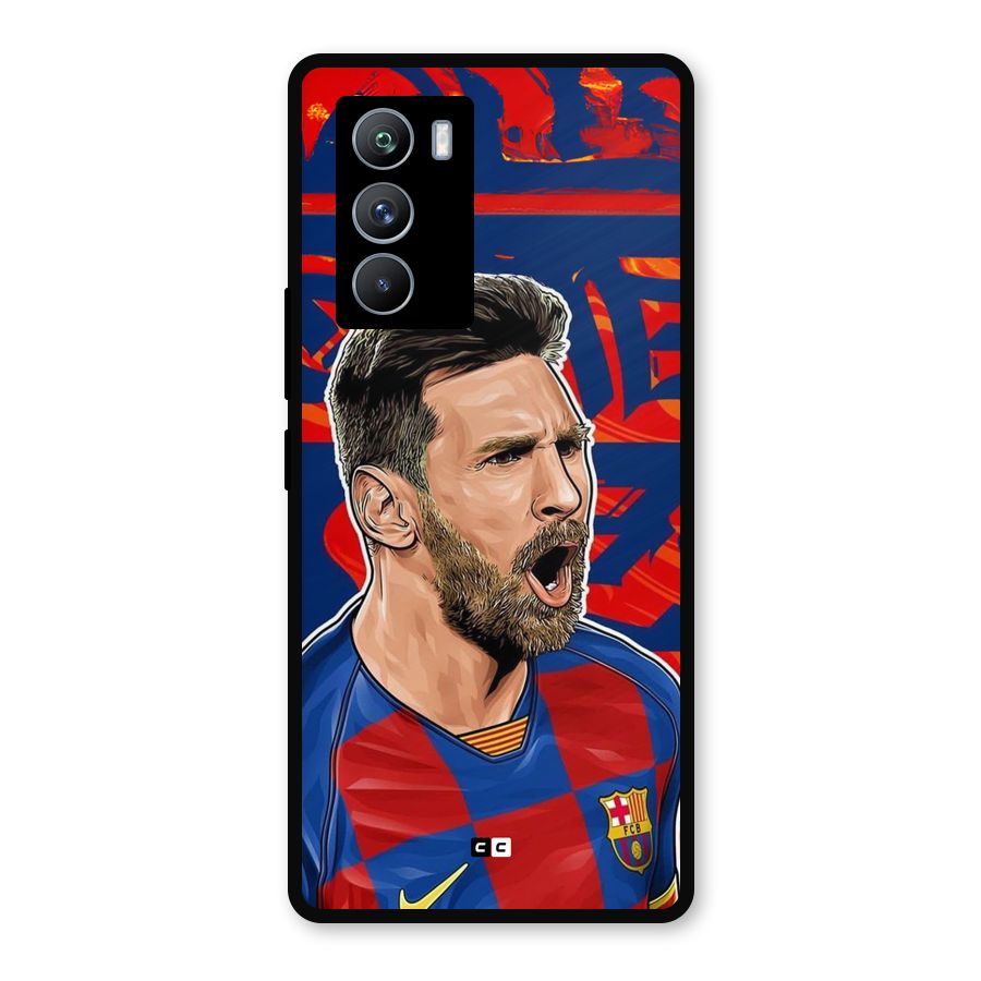 Roaring Soccer Star Metal Back Case for iQOO 9 SE