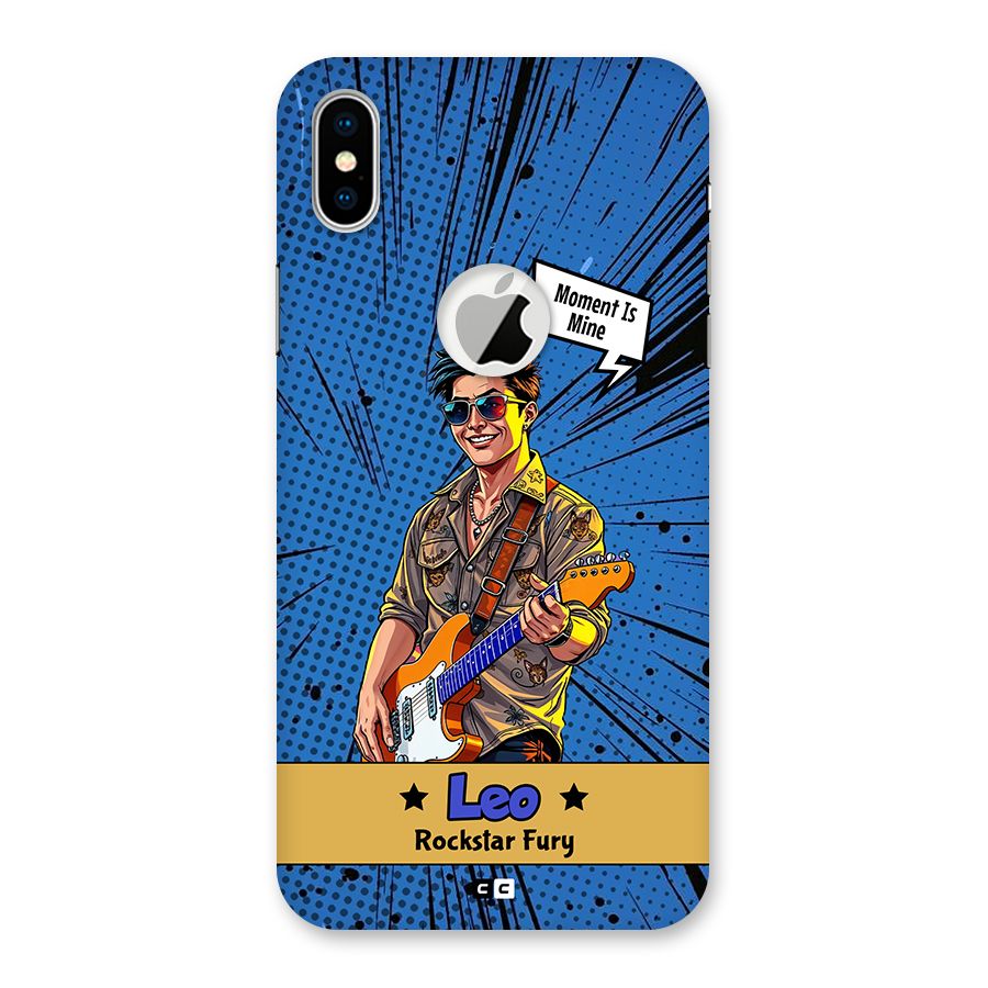 Rockstar Leo Back Case for iPhone X Logo Cut