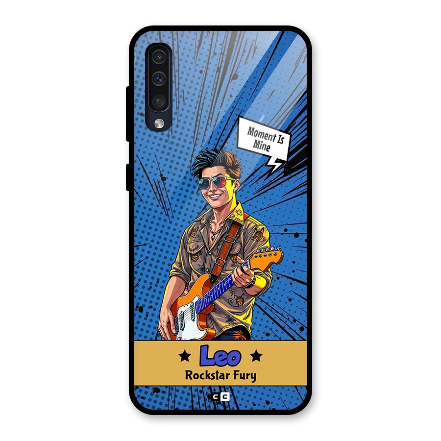Rockstar Leo Glass Back Case for Galaxy A50