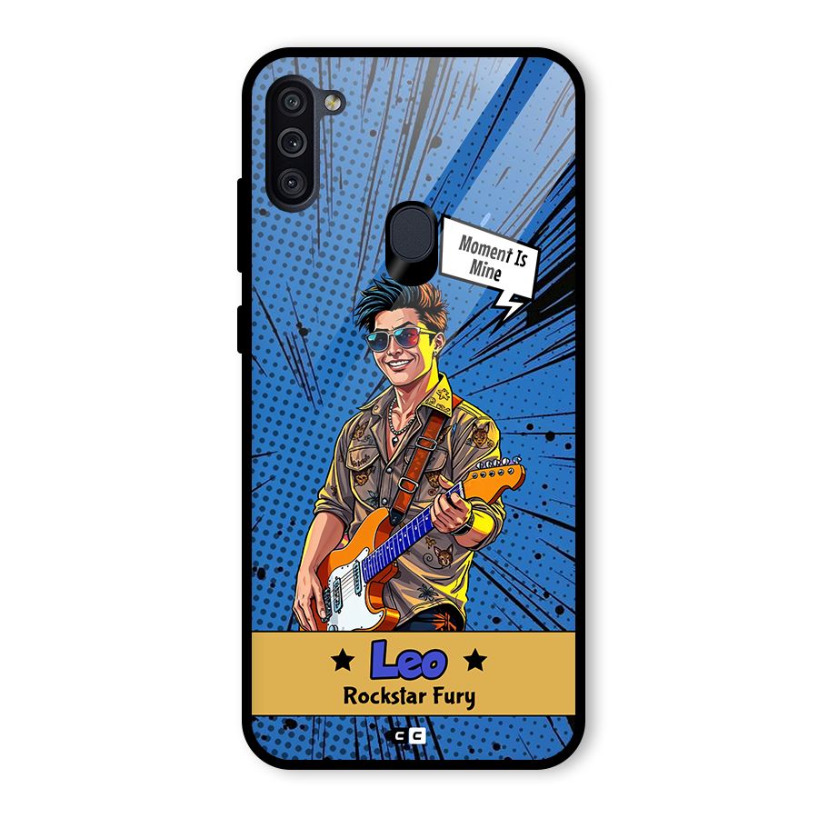 Rockstar Leo Glass Back Case for Galaxy M11
