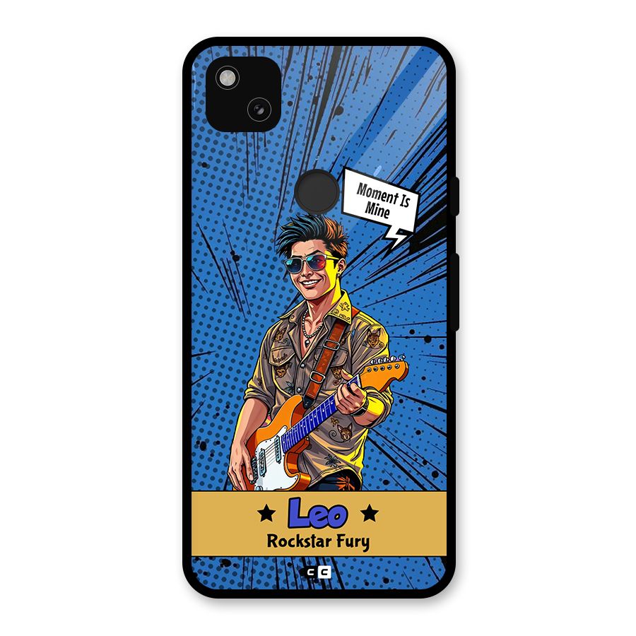 Rockstar Leo Glass Back Case for Google Pixel 4a