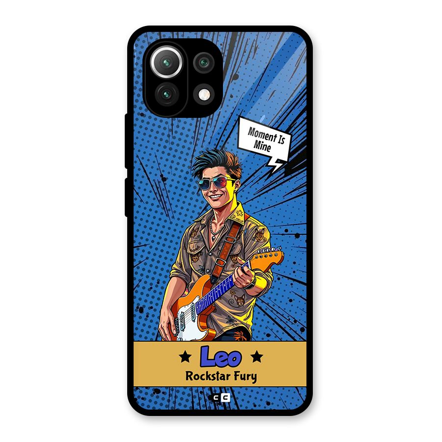 Rockstar Leo Glass Back Case for Mi 11 Lite NE 5G