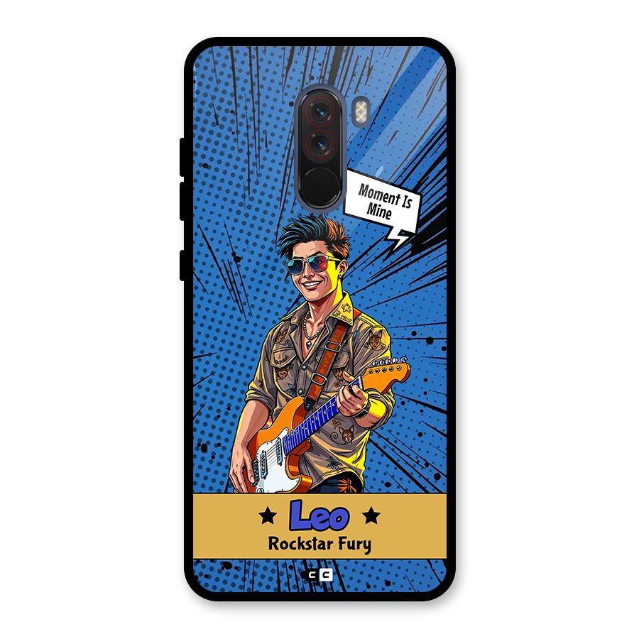 Rockstar Leo Glass Back Case for Poco F1