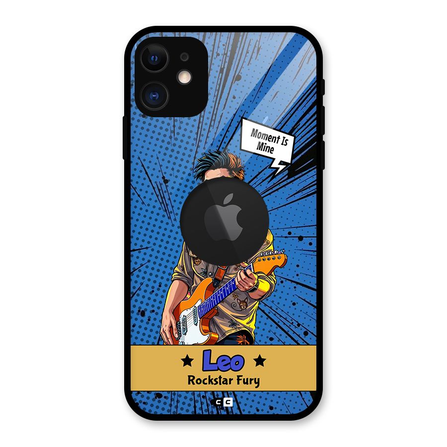 Rockstar Leo Glass Back Case for iPhone 11 Logo Cut