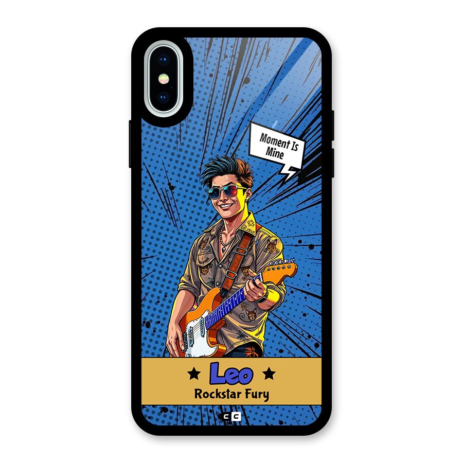 Rockstar Leo Glass Back Case for iPhone XS