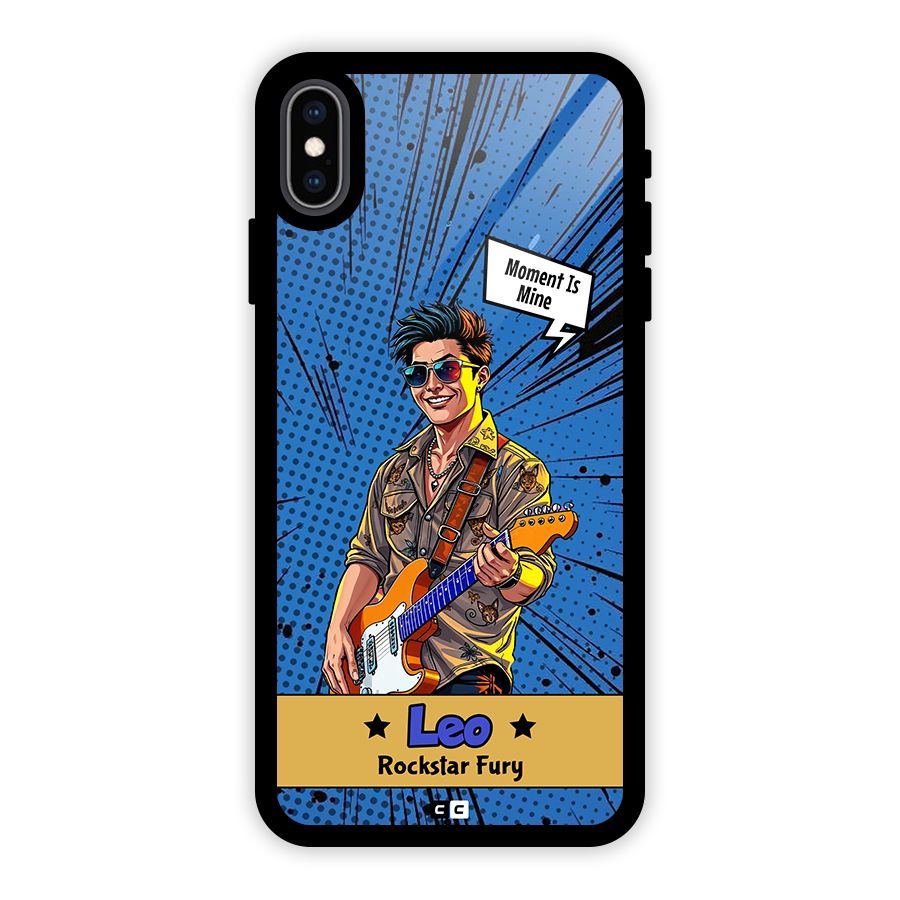 Rockstar Leo Glass Back Case for iPhone XS Max