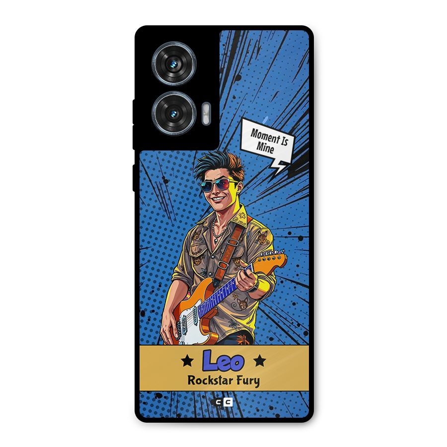 Rockstar Leo Metal Back Case for Motorola Edge 50 Fusion