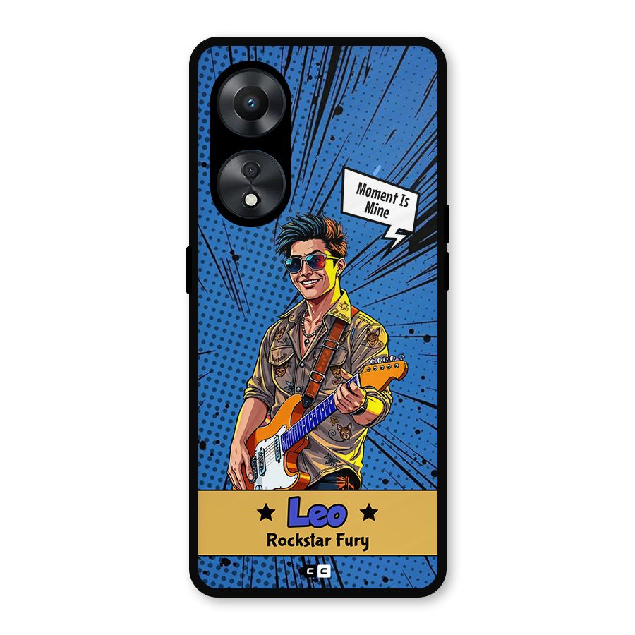 Rockstar Leo Metal Back Case for Oppo A78