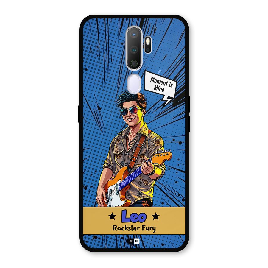 Rockstar Leo Metal Back Case for Oppo A9 (2020)