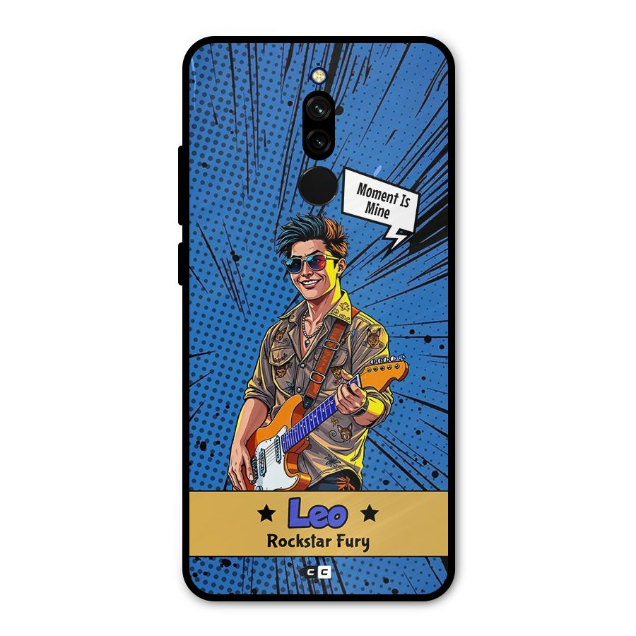 Rockstar Leo Metal Back Case for Redmi 8