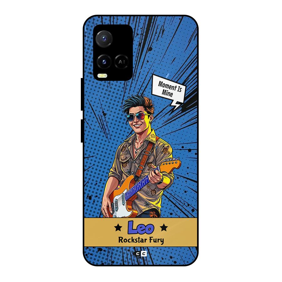Rockstar Leo Metal Back Case for Vivo Y21G