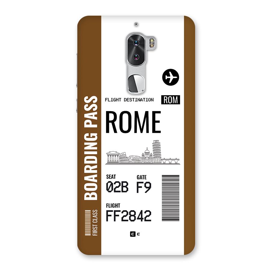 Rome Boarding Pass Back Case for Coolpad Cool 1