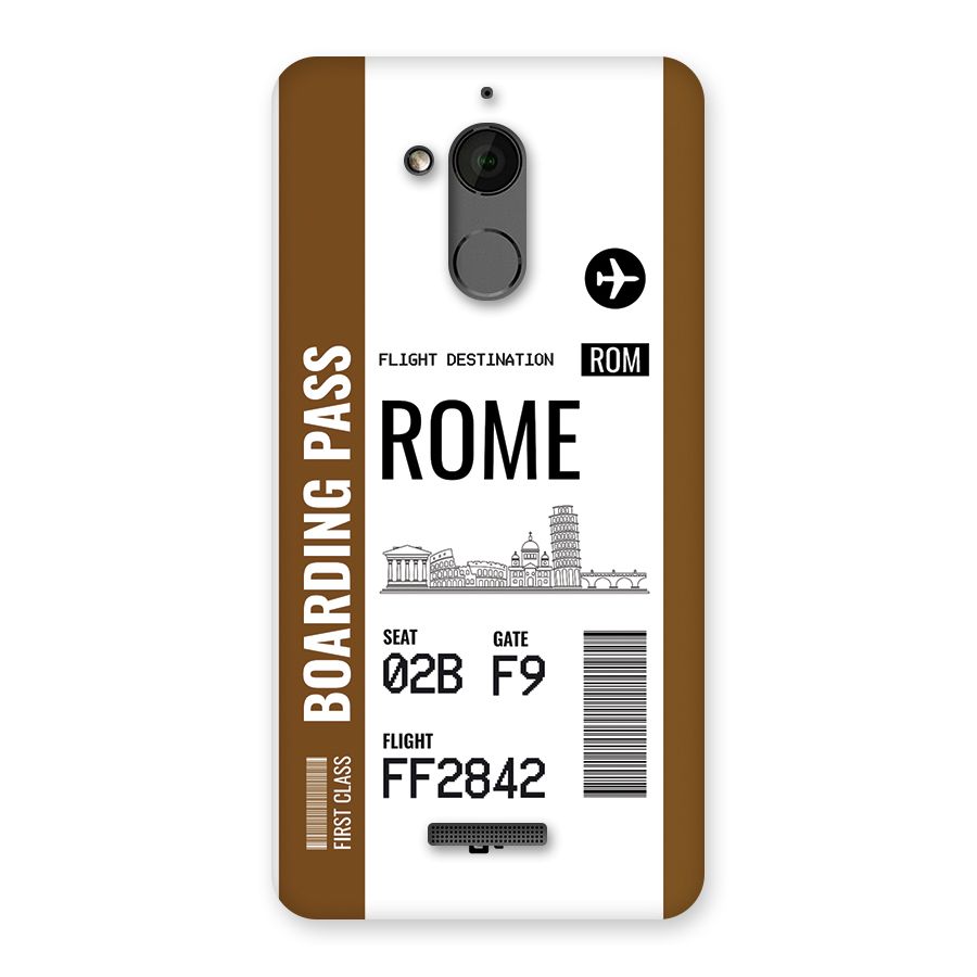 Rome Boarding Pass Back Case for Coolpad Note 5