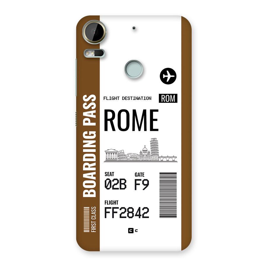 Rome Boarding Pass Back Case for Desire 10 Pro