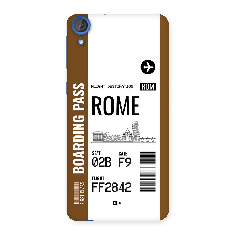 Rome Boarding Pass Back Case for Desire 820