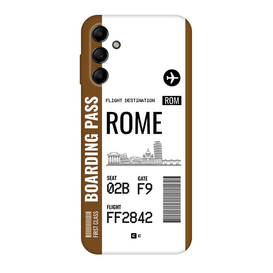 Rome Boarding Pass Back Case for Galaxy A14 5G