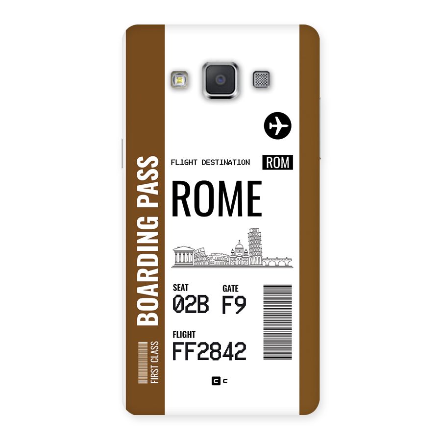 Rome Boarding Pass Back Case for Galaxy Grand Max