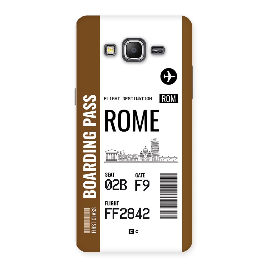 Rome Boarding Pass Back Case for Galaxy Grand Prime