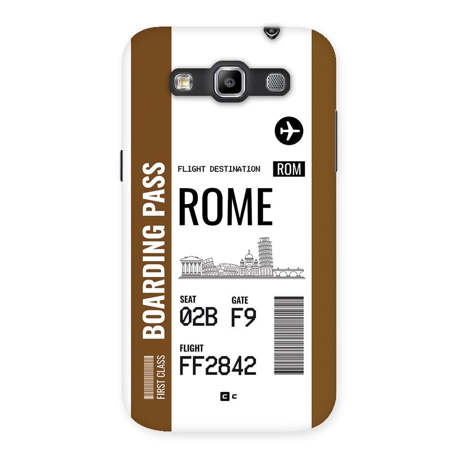 Rome Boarding Pass Back Case for Galaxy Grand Quattro