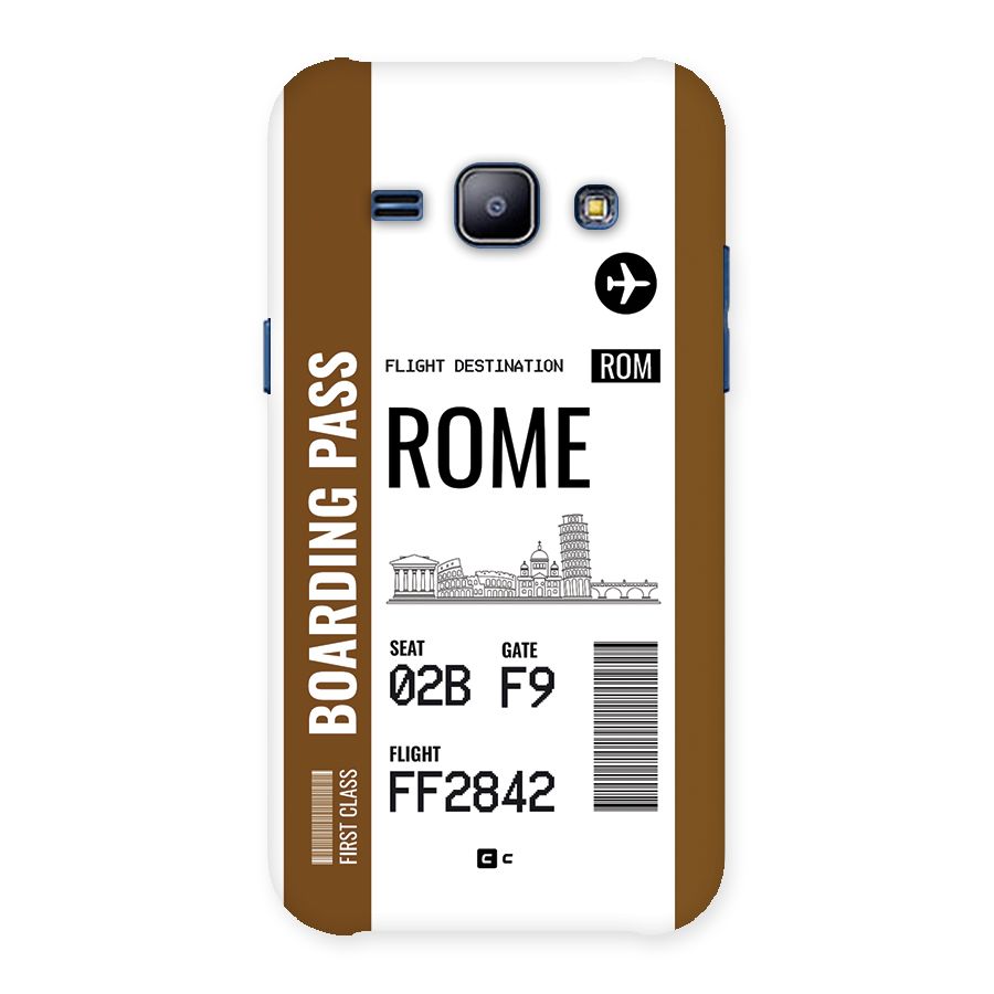 Rome Boarding Pass Back Case for Galaxy J1