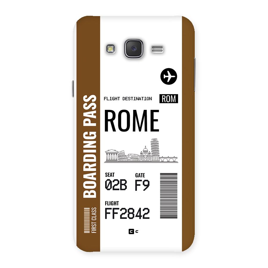 Rome Boarding Pass Back Case for Galaxy J7