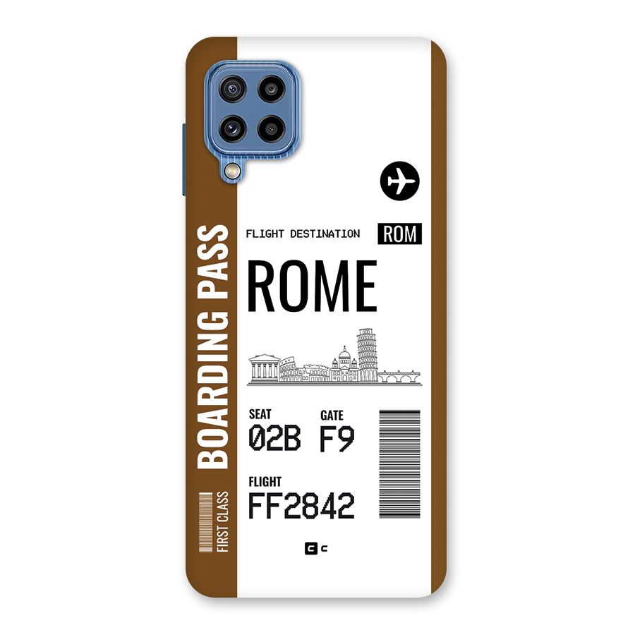 Rome Boarding Pass Back Case for Galaxy M32