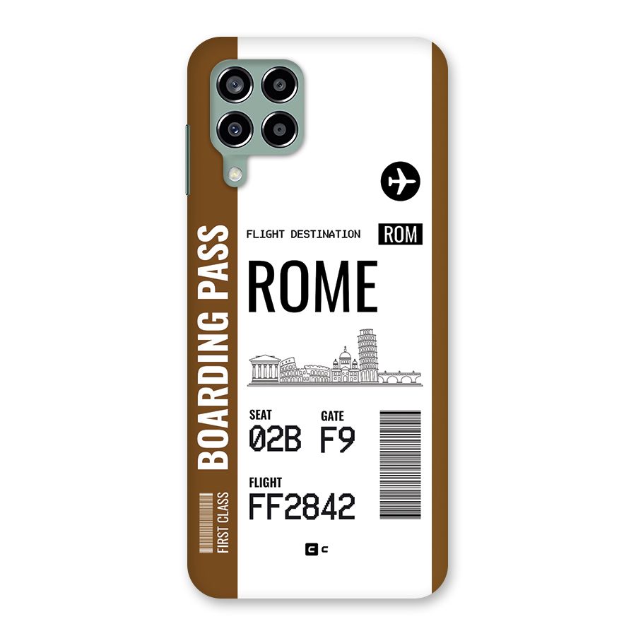 Rome Boarding Pass Back Case for Galaxy M33