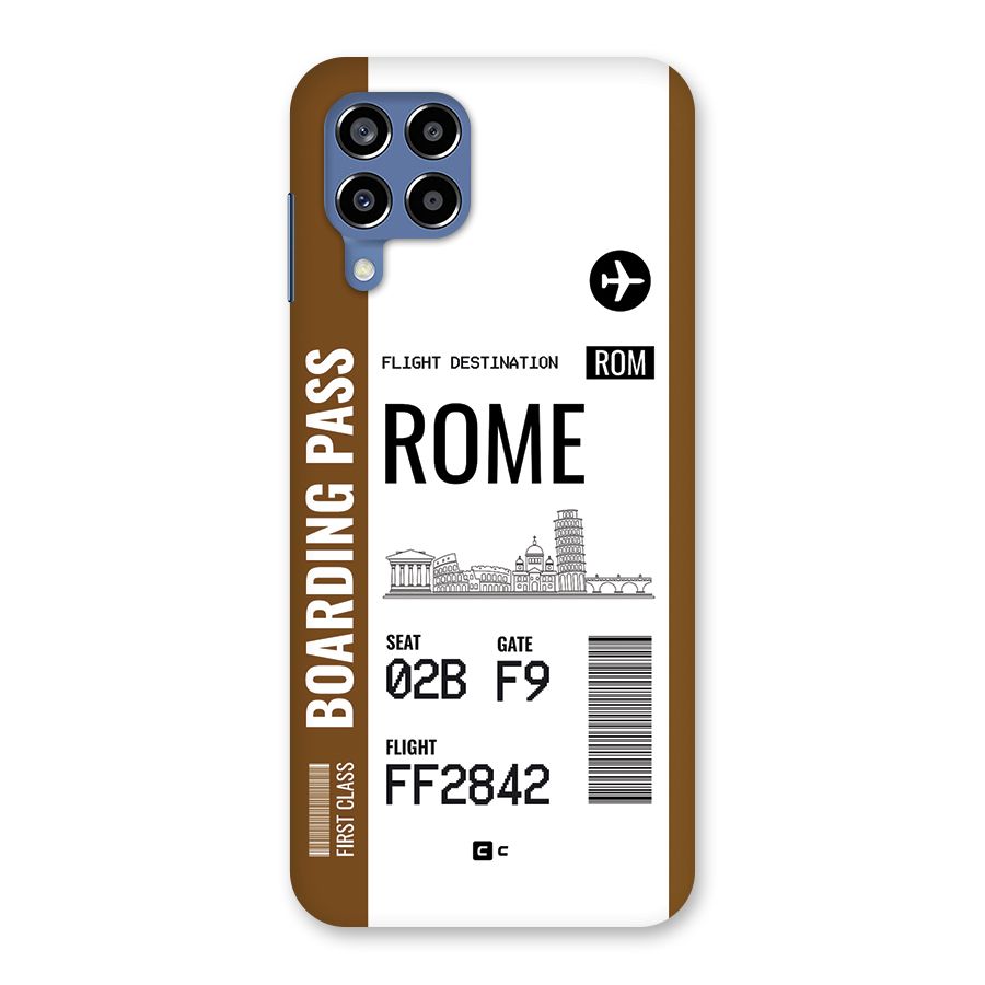 Rome Boarding Pass Back Case for Galaxy M53 5G