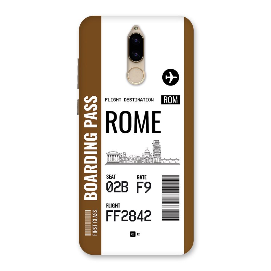 Rome Boarding Pass Back Case for Honor 9i