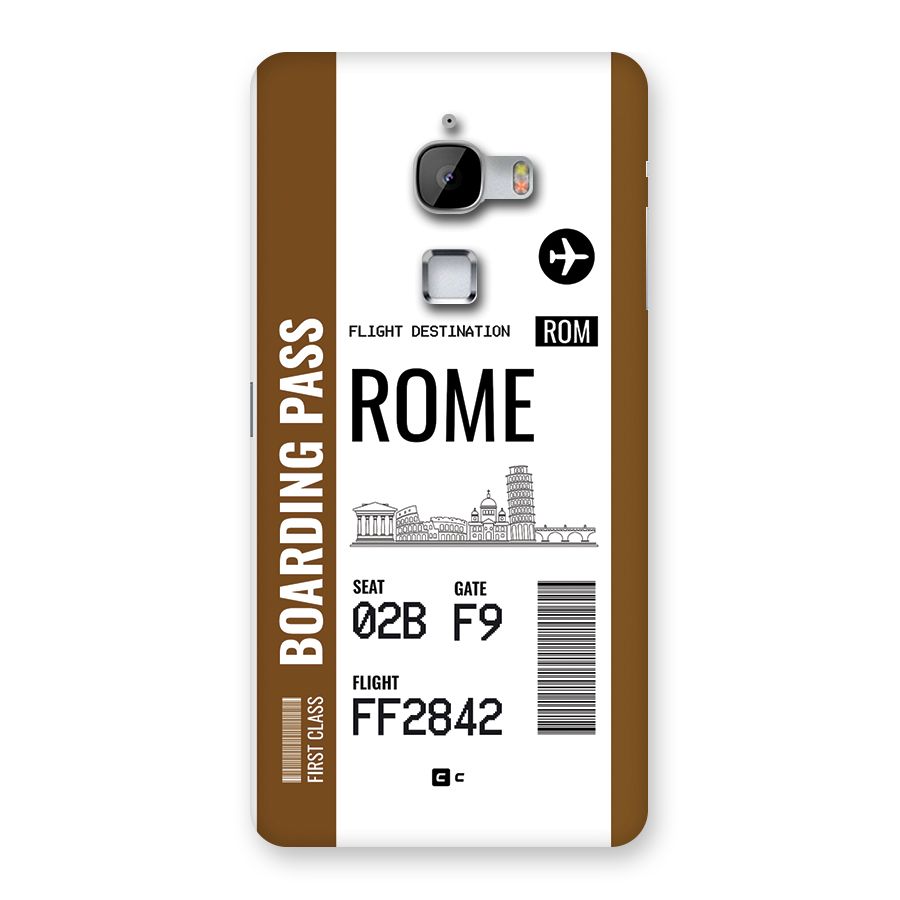 Rome Boarding Pass Back Case for LeTV Le Max