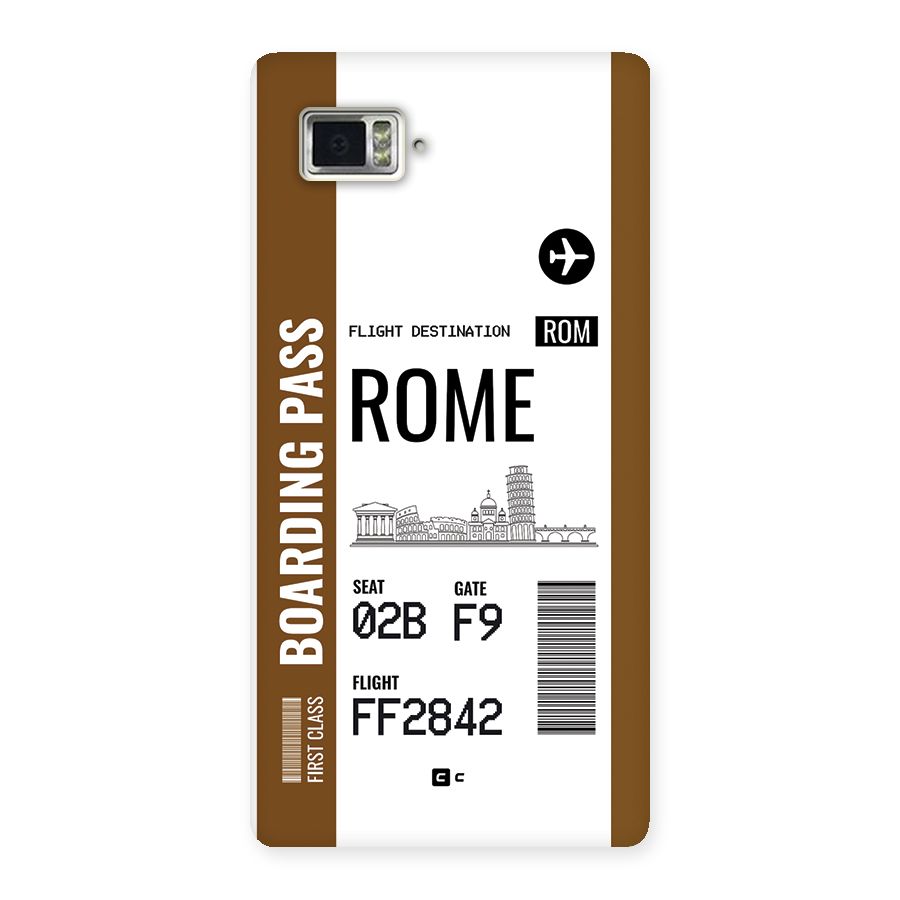 Rome Boarding Pass Back Case for Lenovo Vibe Z2 Pro K920