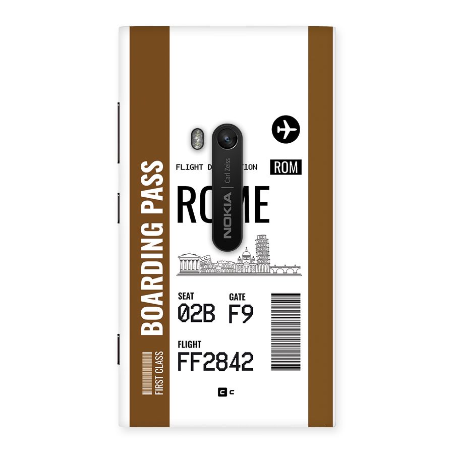 Rome Boarding Pass Back Case for Lumia 920