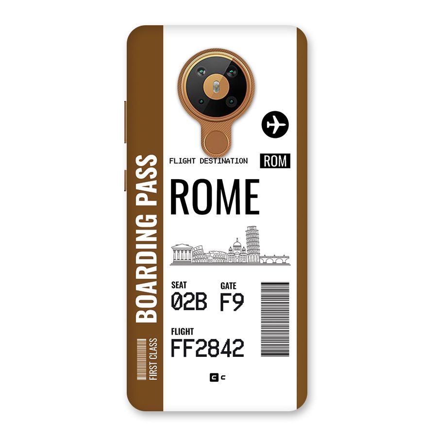 Rome Boarding Pass Back Case for Nokia 5.3