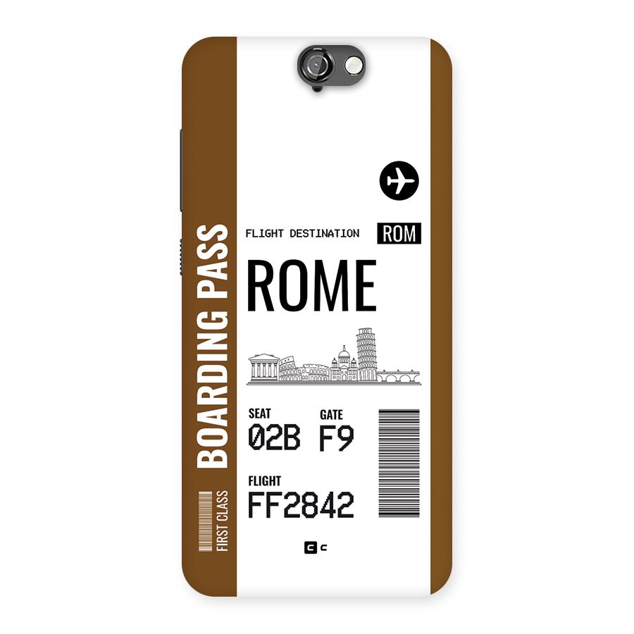 Rome Boarding Pass Back Case for One A9