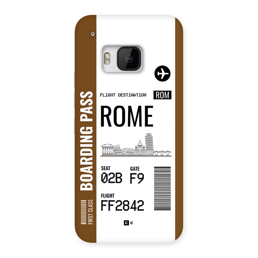 Rome Boarding Pass Back Case for One M9