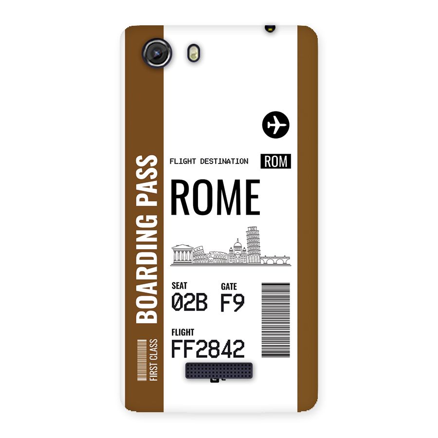Rome Boarding Pass Back Case for Unite 3