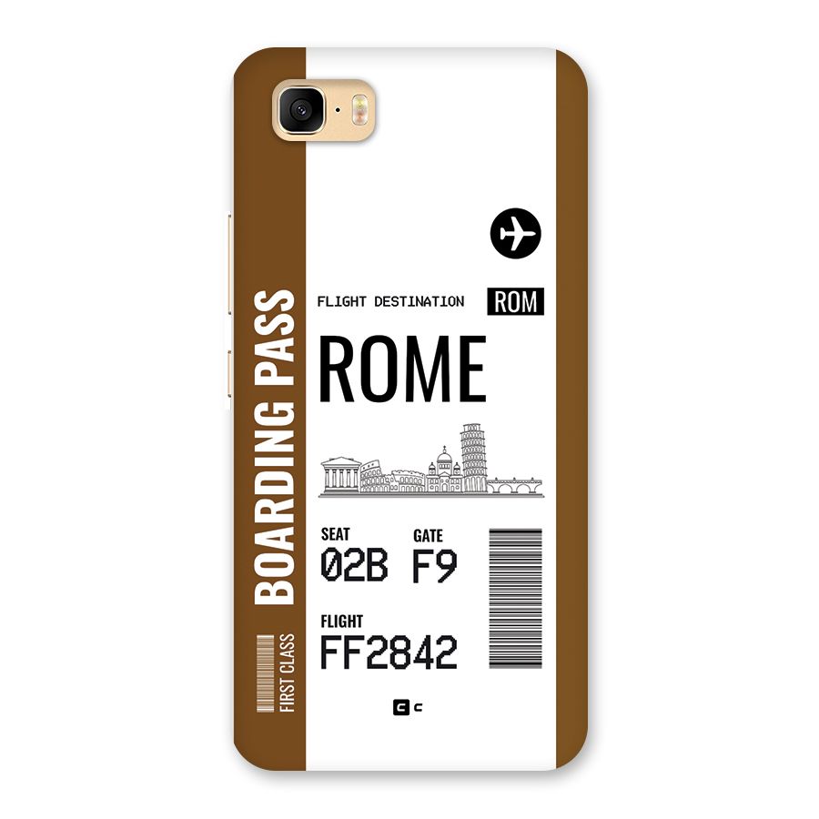 Rome Boarding Pass Back Case for Zenfone 3s Max