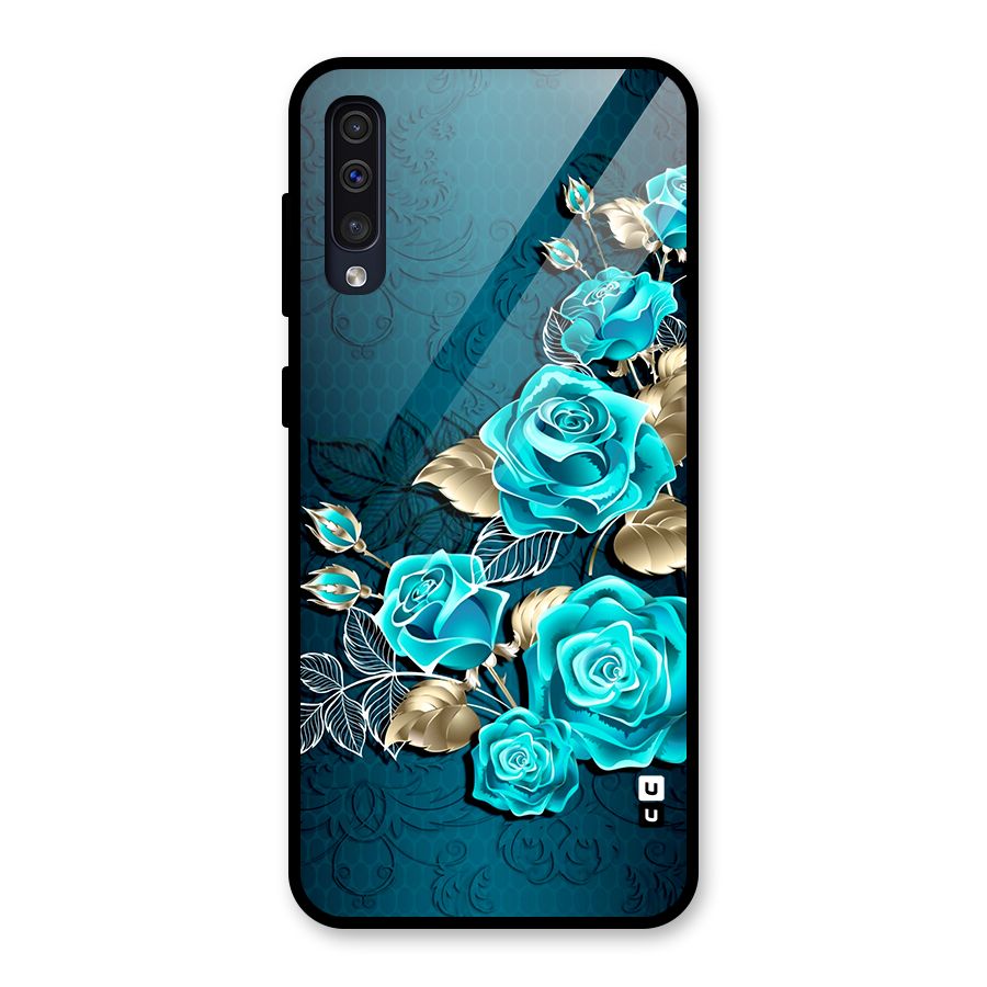 Rose Sheet Glass Back Case for Galaxy A50
