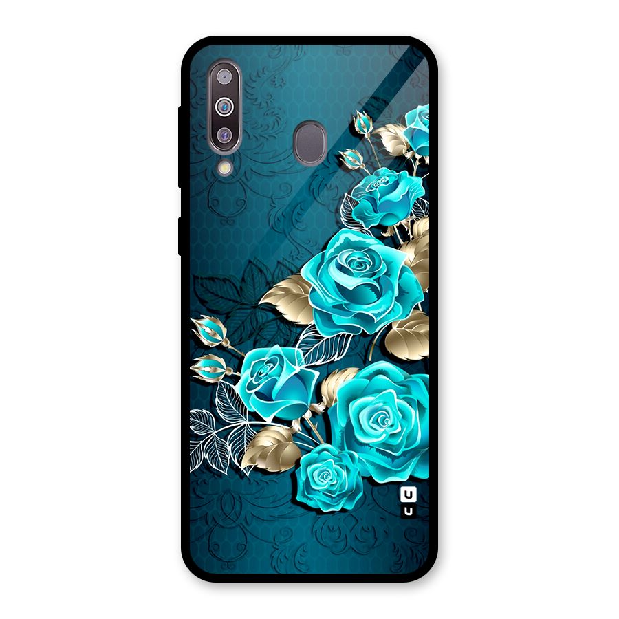 Rose Sheet Glass Back Case for Galaxy M30