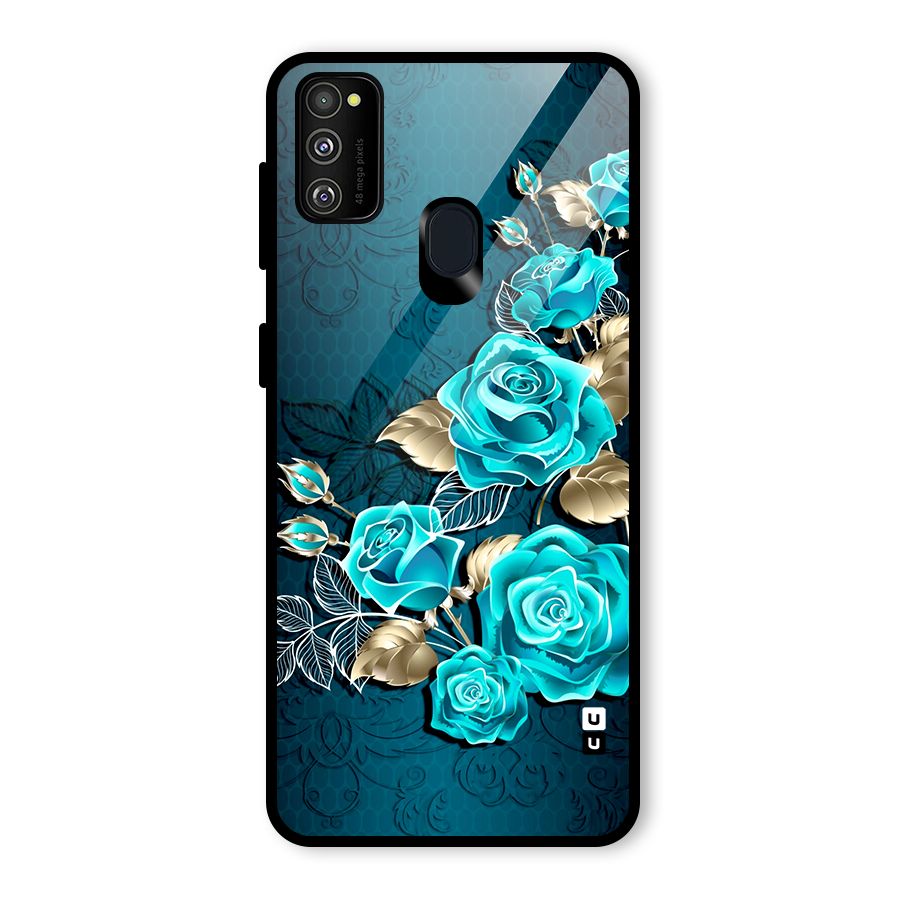 Rose Sheet Glass Back Case for Galaxy M30s