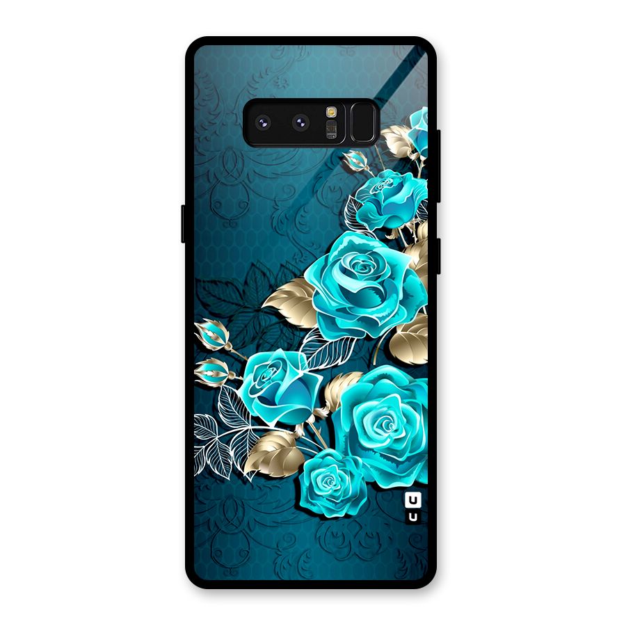 Rose Sheet Glass Back Case for Galaxy Note 8