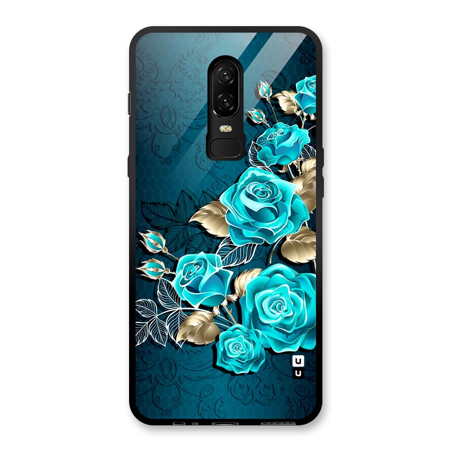 Rose Sheet Glass Back Case for OnePlus 6